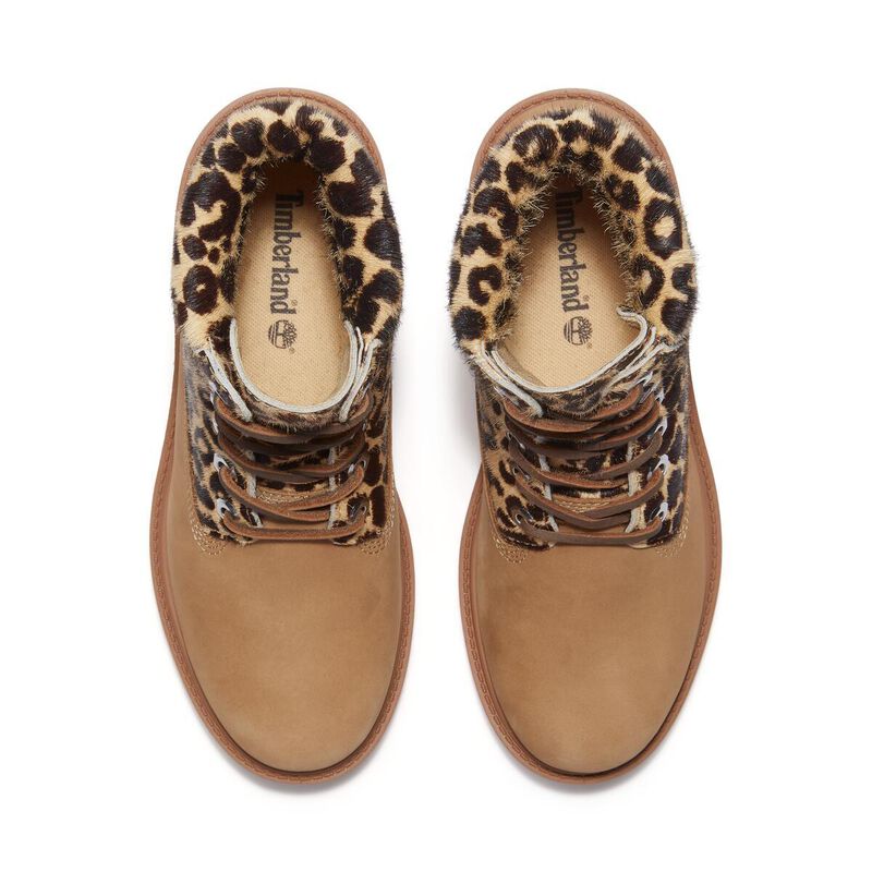 Timberland Women's Leopard  6-Inch Premium Waterproof Boot image number 3